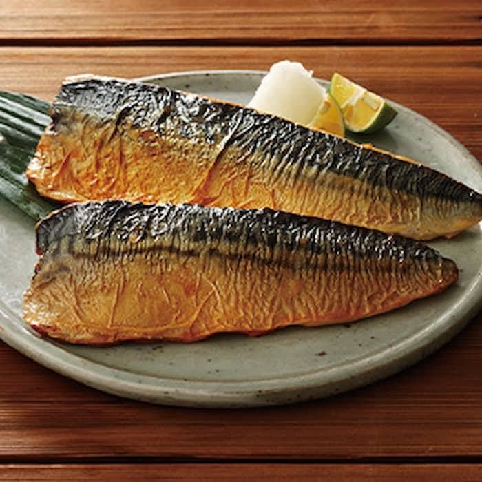 厳選さかな便おまかせコースで届くさばの塩焼き(公式サイトの画像引用)