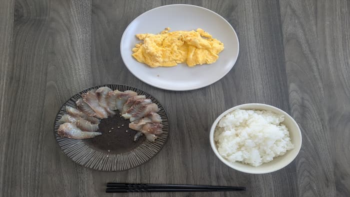 フィシュルを使った昼食