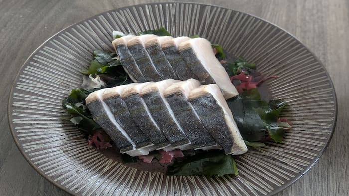 さわらの炙り刺身完成写真